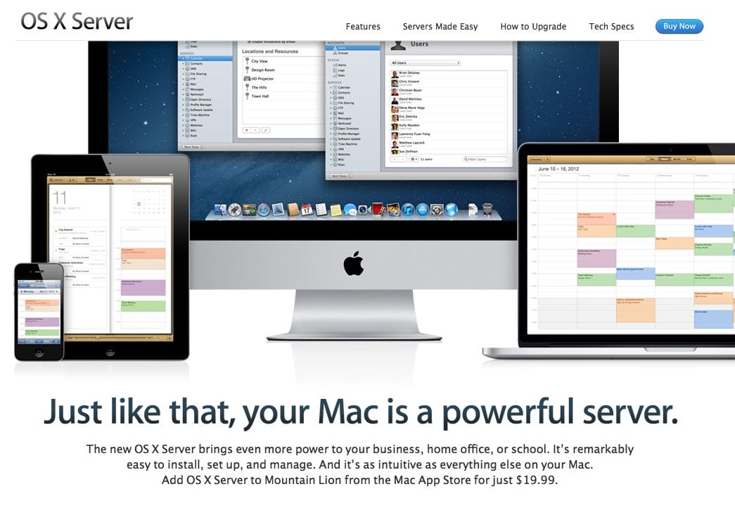 OS X Server 10.8